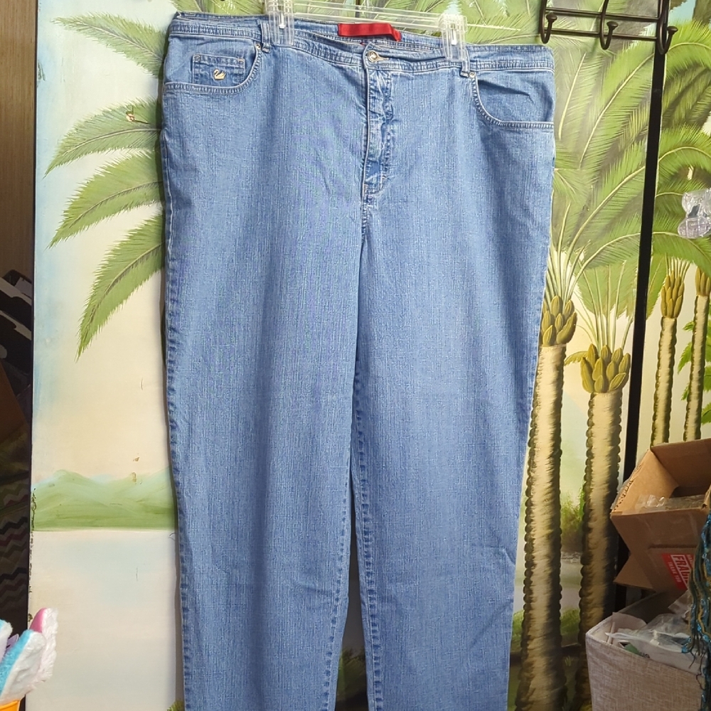 Gloria Vanderbilt Women's Blue Jeans Size 24 W